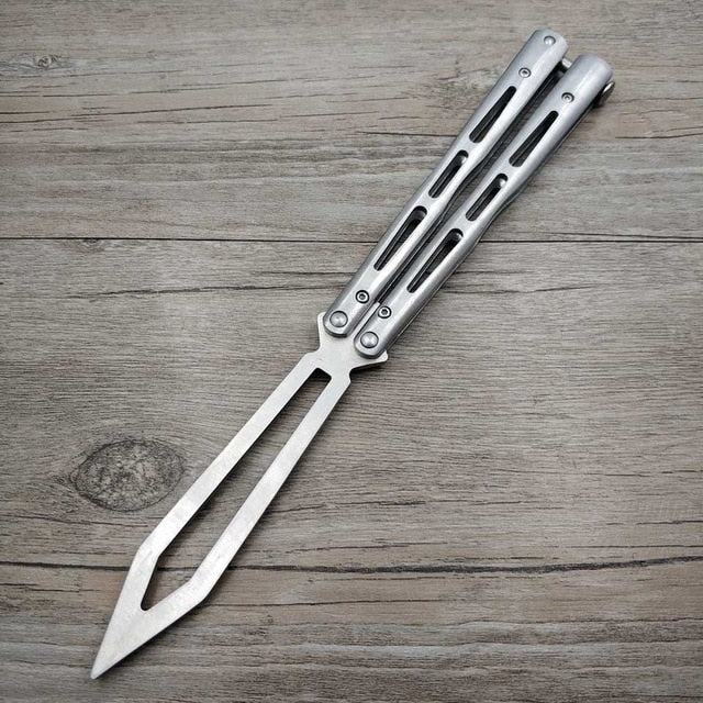 Steel Training knife butterfly