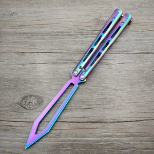 Steel Training knife butterfly